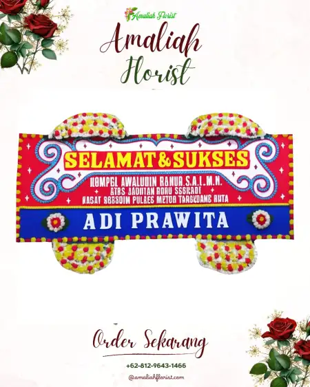 Papan Bunga Ucapan Selamat Rejosari